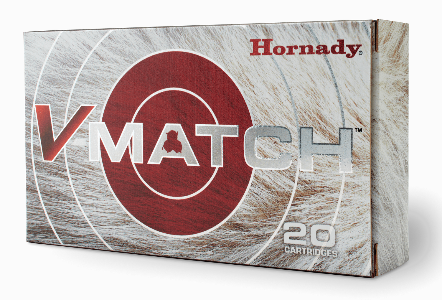 Hornady V-Match Rifle Ammunition 81504, 6.5 Creedmoor, ELD-VT Match, 100 GR, 20 Rd/bx