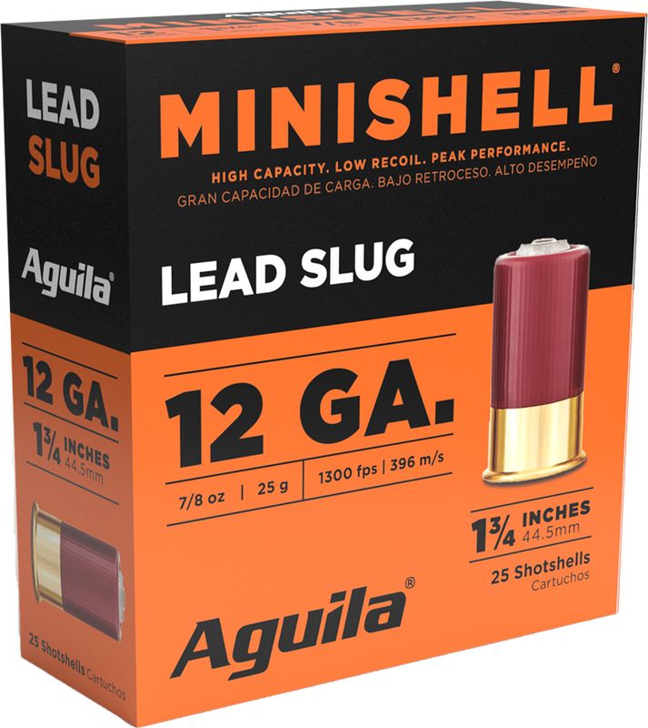 Aguila Minishell 1CHB1386, 12 Gauge, 1-3/4", 5/8 oz, 1300  fps, 25 Rd/bx