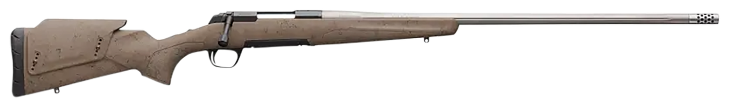 Browning X-Bolt Western Hunter Long Range Rifle 035514295, 30 Nosler, 26", FDE Stock, Blued FInish, 4 Rds