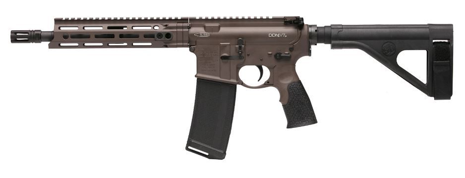 Daniel Defense DDM4 V7 Pistol 02-128-18052, 5.56 NATO, 10.3in, w/Pistol Brace, 30 Rds