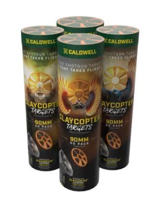 Caldwell Claycopter Hand Held Thrower, 90mm Target Disc, 50 Targets, 1222327