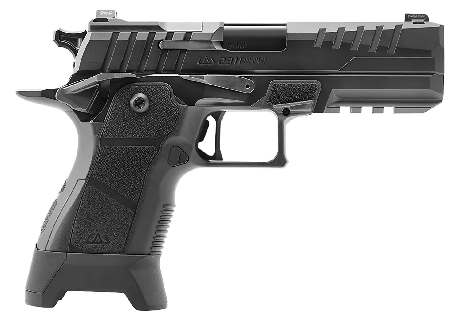 OA DEFENSE 2311 w/Plus Kit Optic Ready Pistol OA2311CMPTPLSBLKSTD17, 9mm Luger, 4.25in, Black Metal Module, Black Finish, 17 Rds