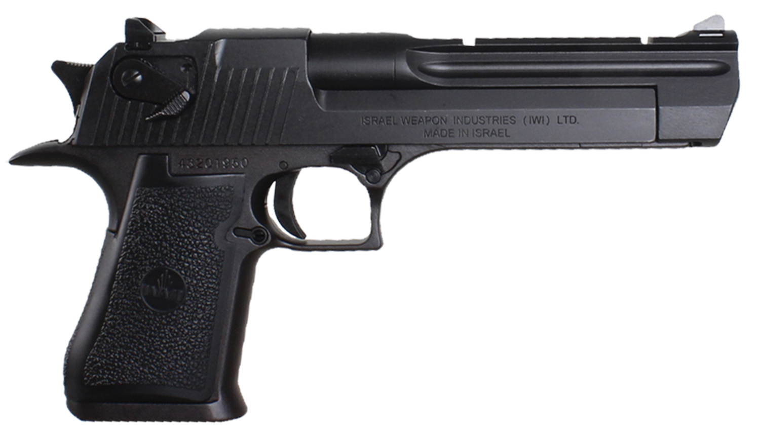 Magnum Research Desert Eagle Mark XIX (CA Approved) Pistol DE44CA, 44 Rem Mag, 6", Black Rubber Grip, Black Finish, 8 Rd