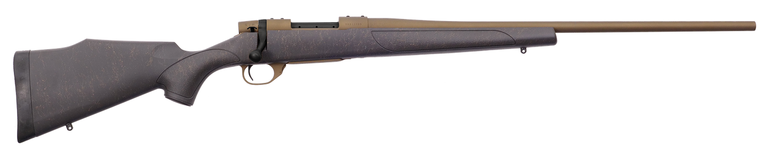 Weatherby Vanguard Weatherguard Rifle VWB65PPR4T, 6.5 PRC, 26", Black/Bronze Stock, Bronze Finish, 5 Rds