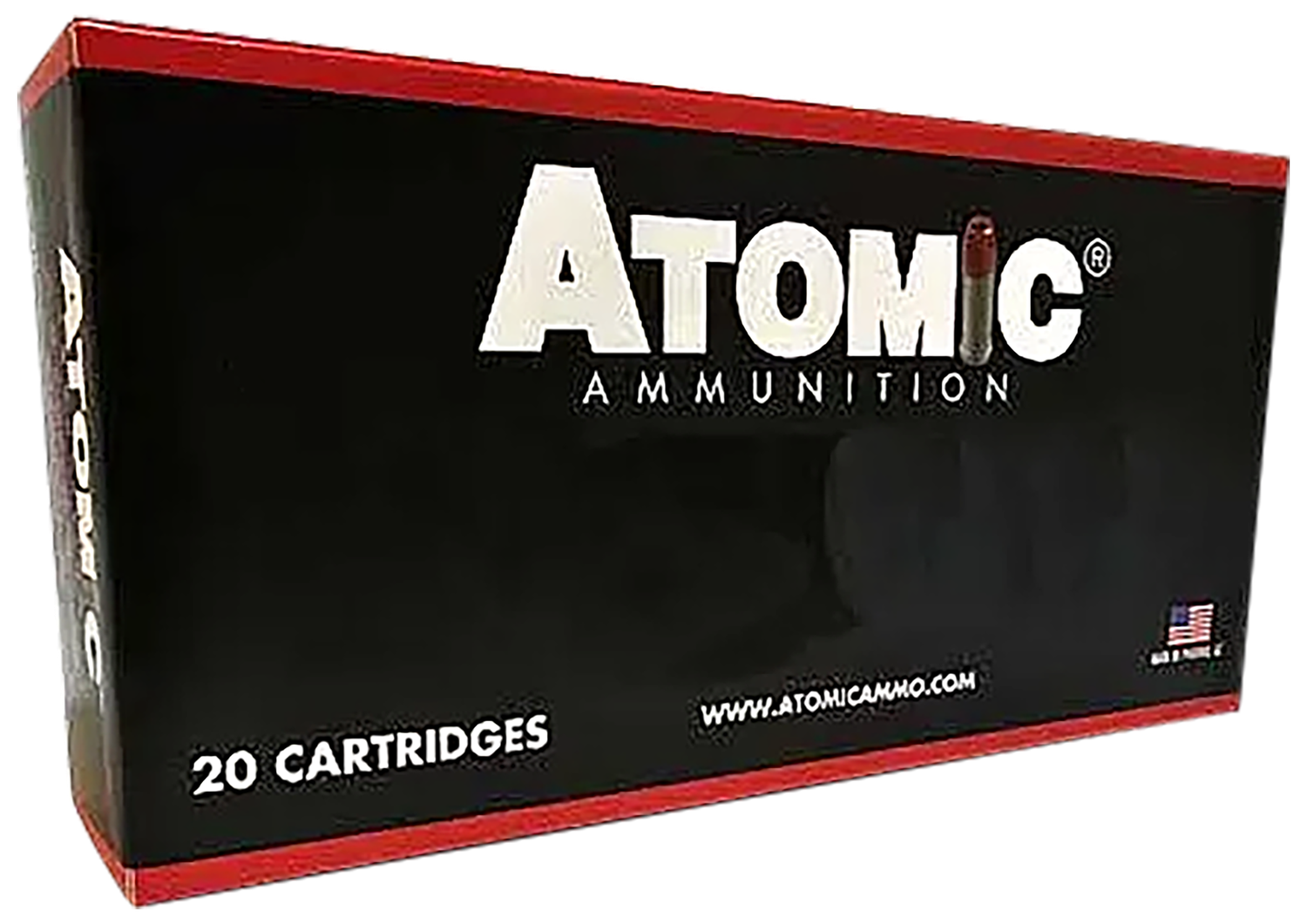 Atomic Rifle Ammunition 04966, 308 Win, Round Nose, 275 gr, 20 Rd/Bx