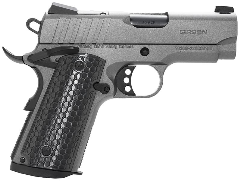 EAA MC1911 SC Influencer Optic Ready Pistol 391140, 9mm Luger, 3.40in, Gray Polymer, Tungsten Gray Cerakote Finish, 7 Rds