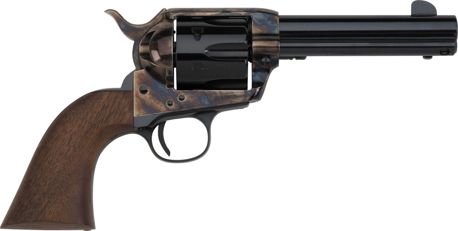 Pietta 1873 Great Western II Californian Revolver HF357CHS434NM, 357 Mag, 4.75in, Walnut Grips, Steel Frame Finish, 6 Rds
