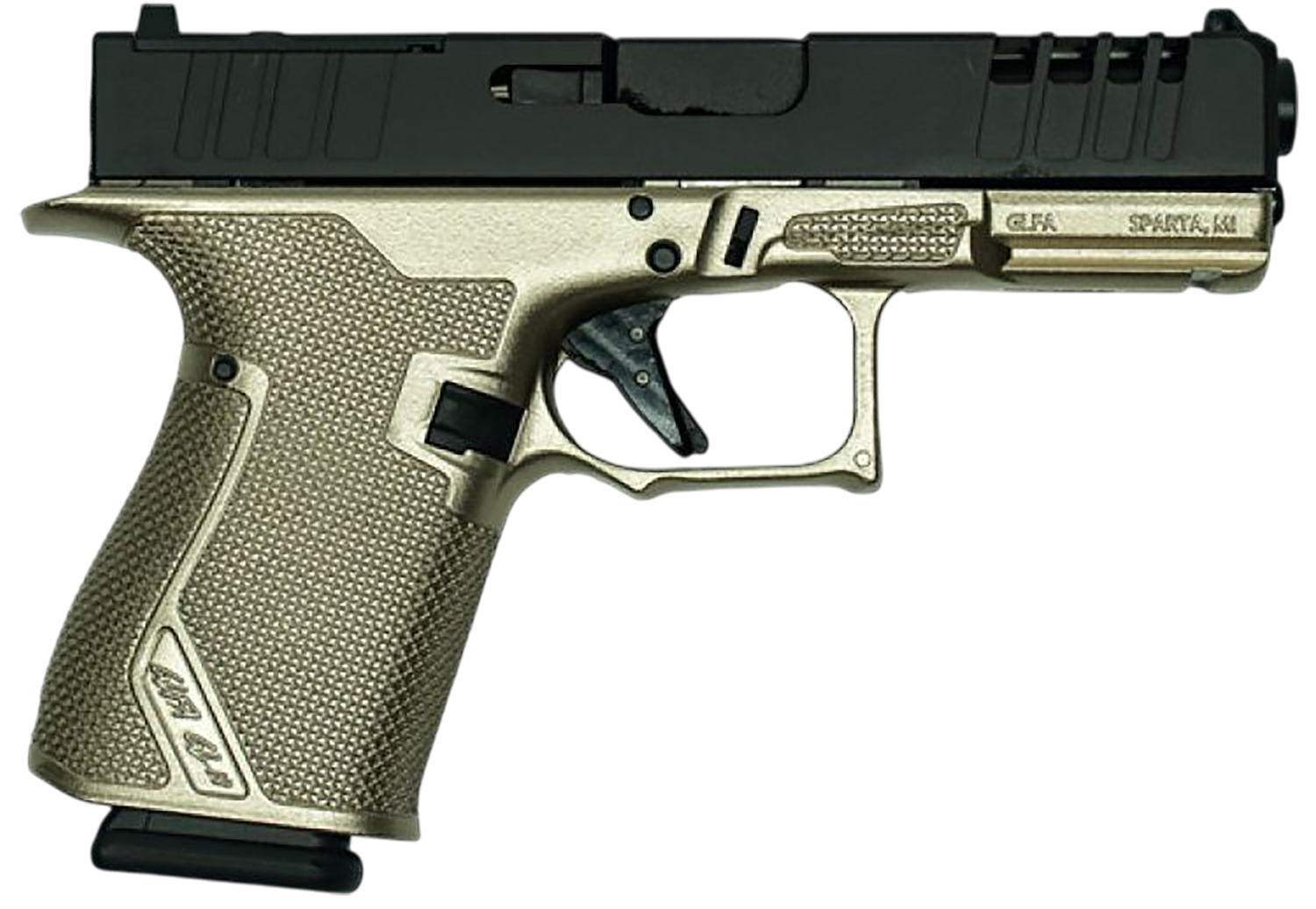 Great Lakes Striker Optic Ready Pistol GL19GPLT, 9mm, 4in, Galaxy Platinum Cerakote Finish, 15 Rds