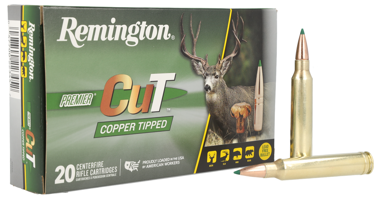 Remington Premier Cut Rifle Ammunition R22345, 300 Win Mag, 180 gr, 2960 fps, 20 Rd/Bx