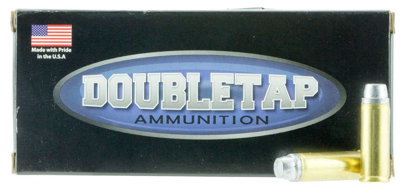 DoubleTap Hunter Self Defense Pistol Ammunition 45P255HC, 45 Colt, Hard Cast Semi-Wadcutter, 255  GR, 1450  fps, 20 Rd/bx