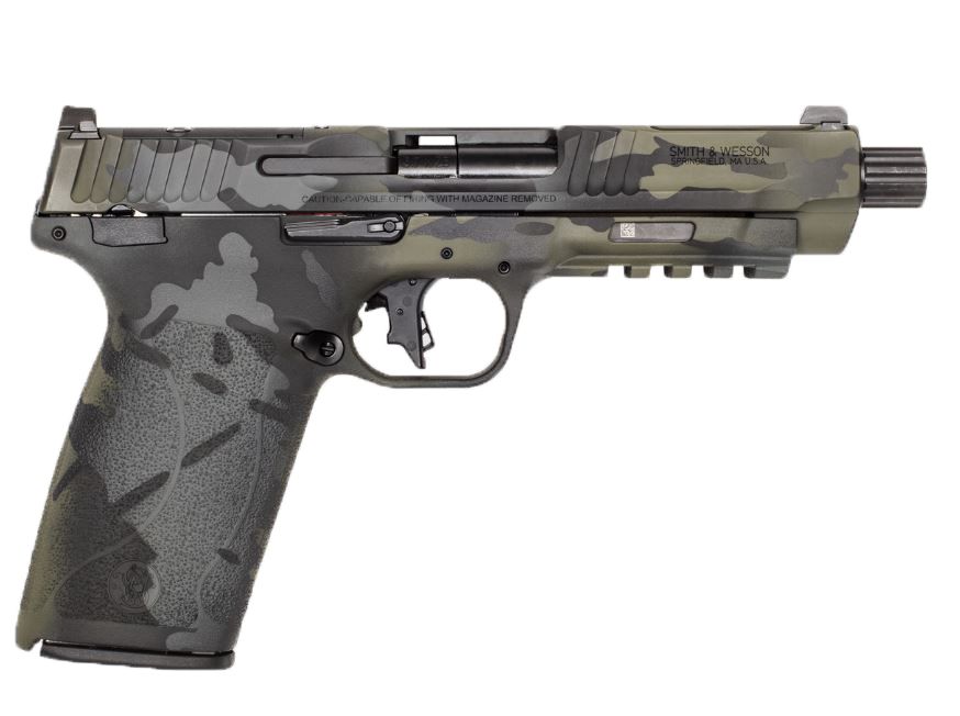 Smith & Wesson M&P 5.7 Semi-Auto Pistol 14184, 5.7x28mm, 5 in, Optics Ready, Threaded, Black Multi-Cam Finish, 22 Rds