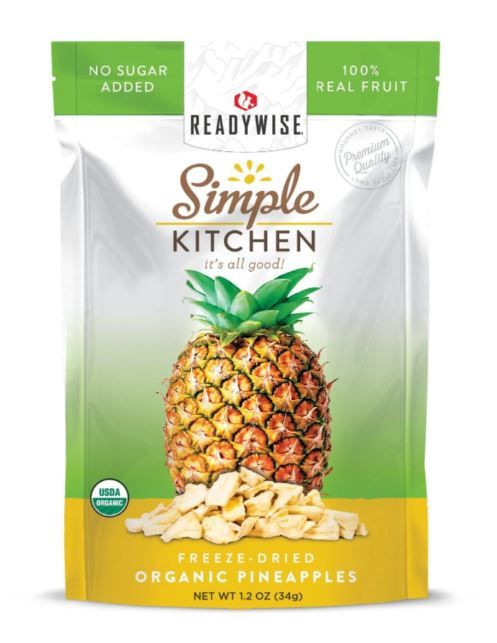ReadyWise Emergency Food, Freeze-Dried Pineapple