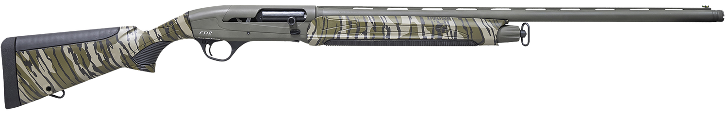 Pointer Field Tek 12 Shotgun REXPFT12CAMO, 12 Gauge, 28", 3" Chmbr, OD Green Cerakote Aluminum Receiver, Fixed Mossy Oak Bottomland Synthetic Stock