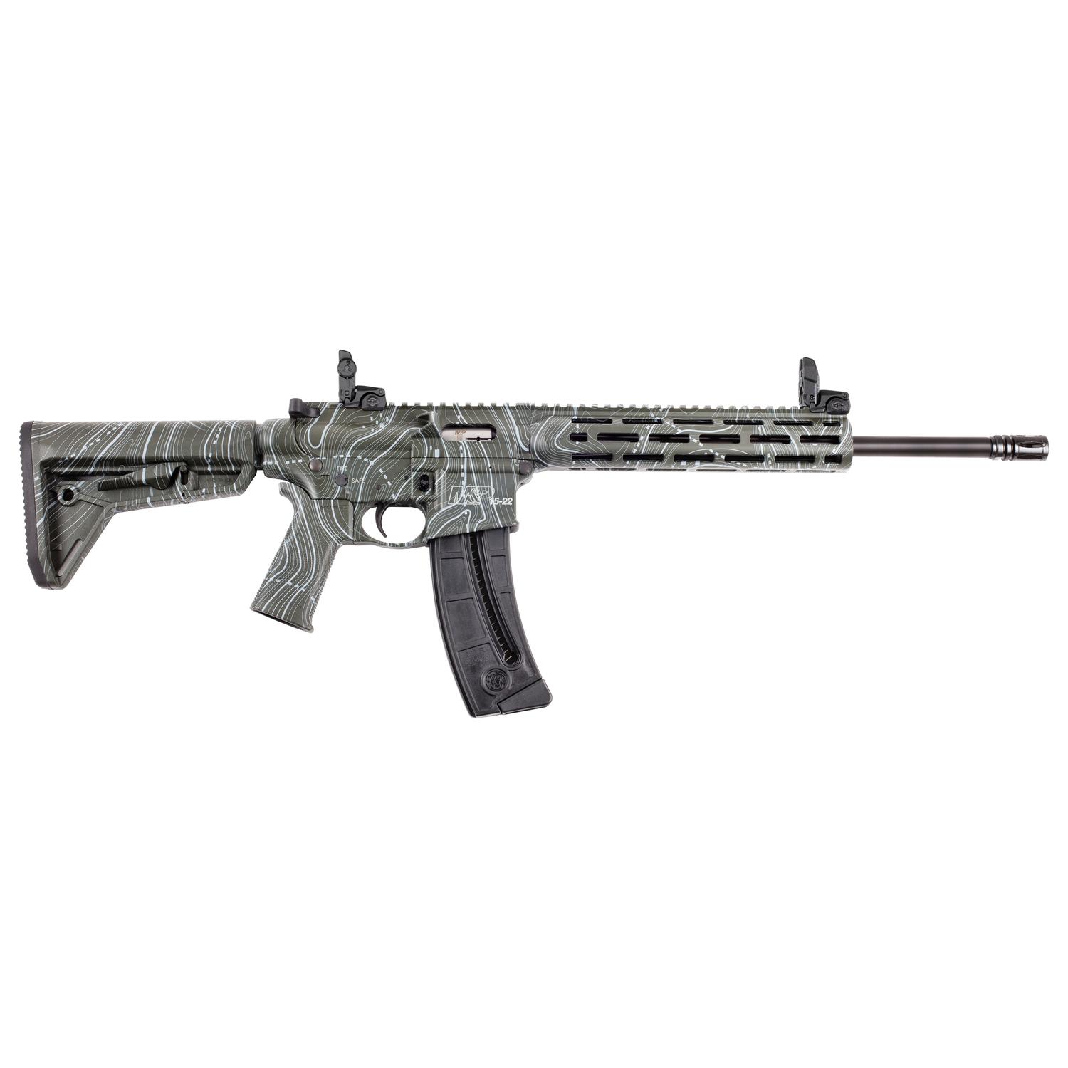 Smith and Wesson M&P15-22 Sport Rifle 14469, 22LR, 16.5", Collapsible/Folding 6-position Car Stock, 25 Rds