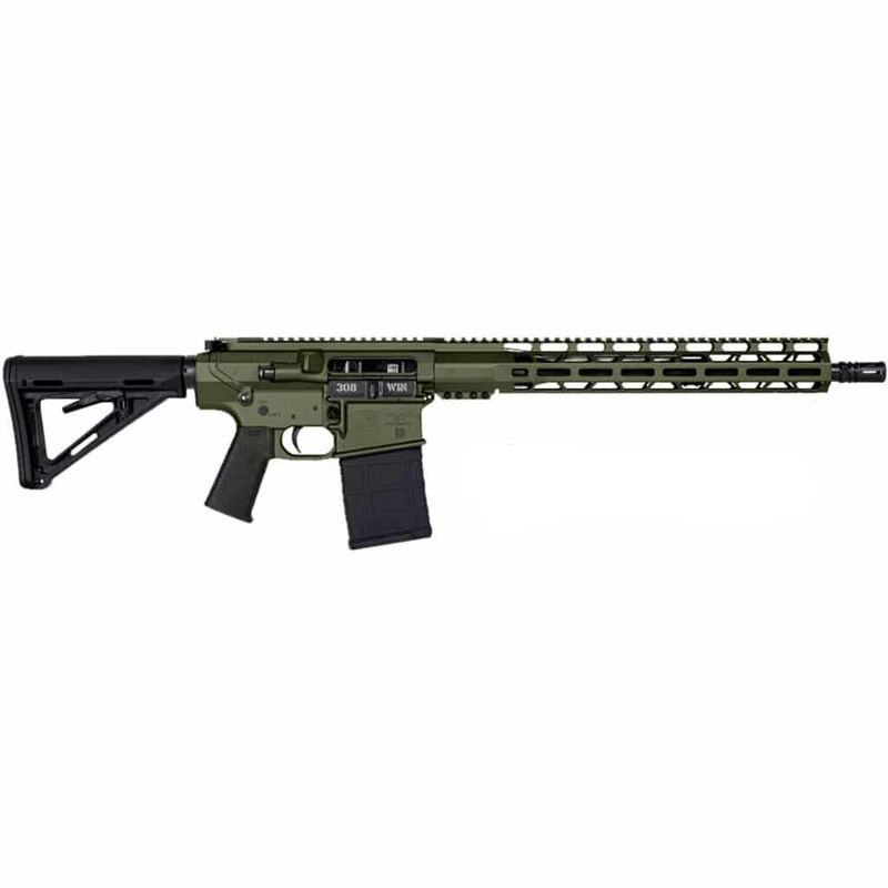 Diamondback DB-10 Carbon Semi-Auto Rifle DB101BC101, 308 Win, 16", Magpul Stock, OD Green Finish, 20 Rds