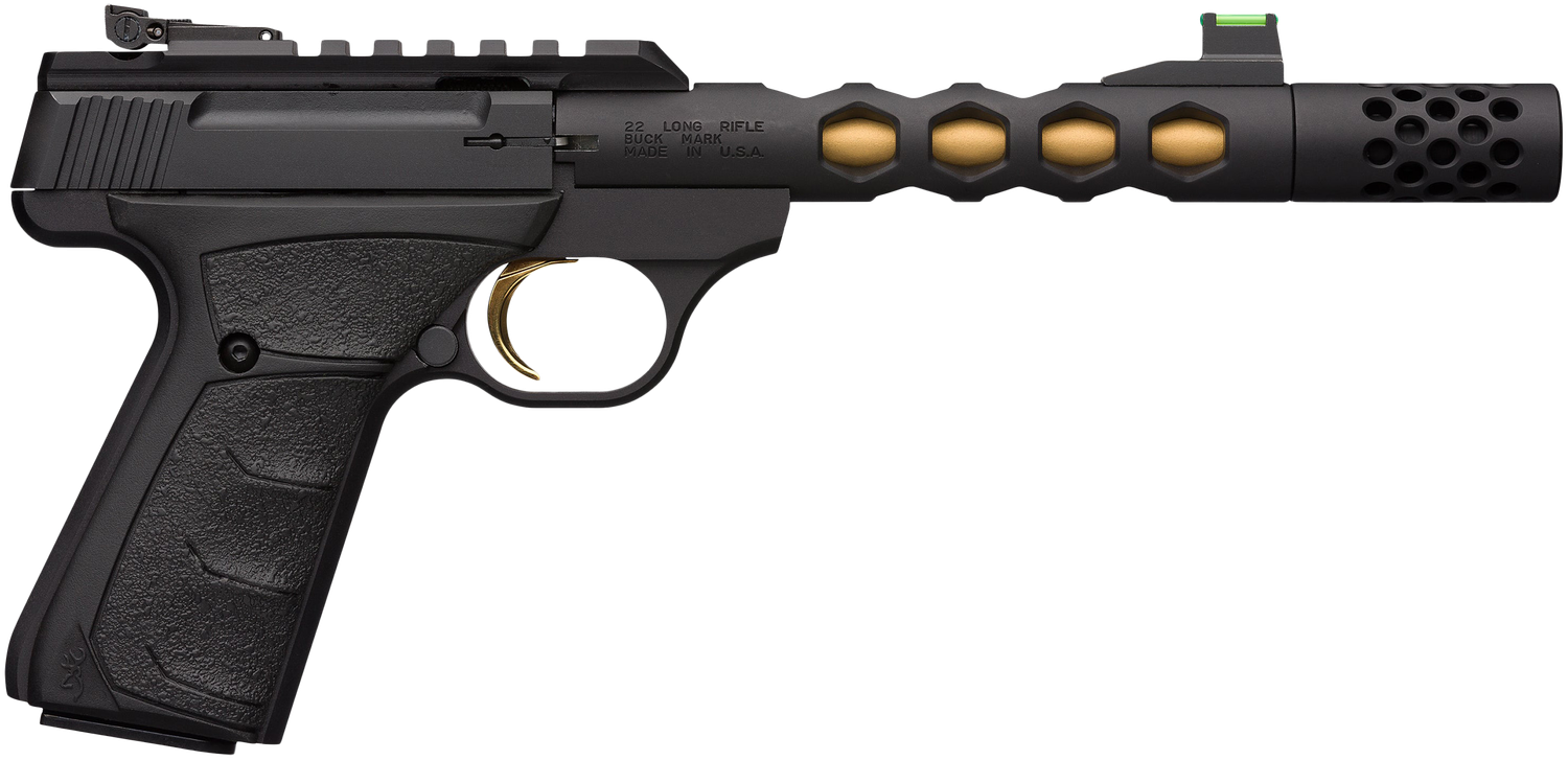 Browning Buck Mark Plus Pistol 051573490, 22 LR, 5.90", Black Ultragrip FX, Black Finish, 10 Rds
