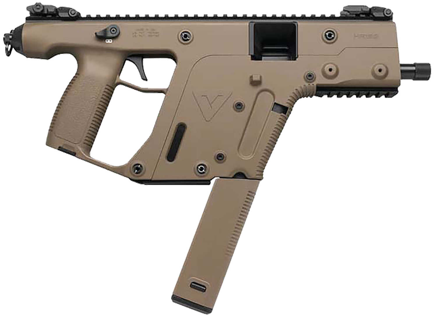 Kriss USA Vector SDP Pistol KV10-PFD20, 10mm, 5.5in, FDE Polymer, 33 Rds