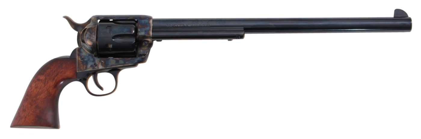 Traditions 1873 Buntline Revolver SAT73103, 45 Colt, 12", Walnut Grips, Case Hardened Finish, 6 Rds
