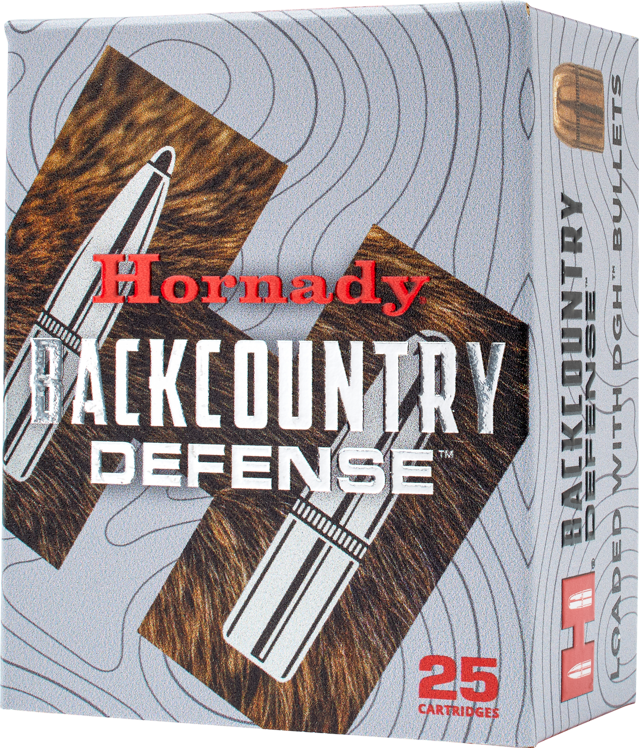 Hornady Back Country Pistol Ammunition 90268, 9mm +P, 138 GR, Dangerous Game Handgun (DGH), 25 Rd/Bx