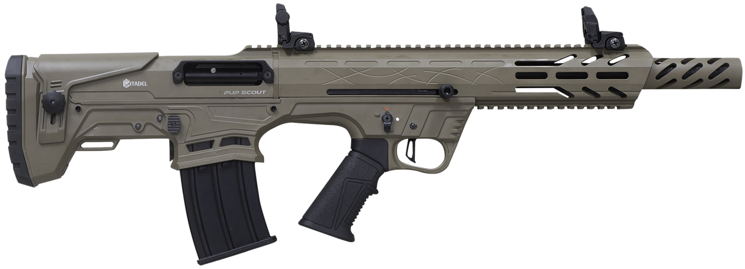 Howa Pup Scout Semi-Auto Shotgun FRPS1218FDE, 18.50", 3" Chmbr, Adj Cheek Riser Stock, 5 Rds