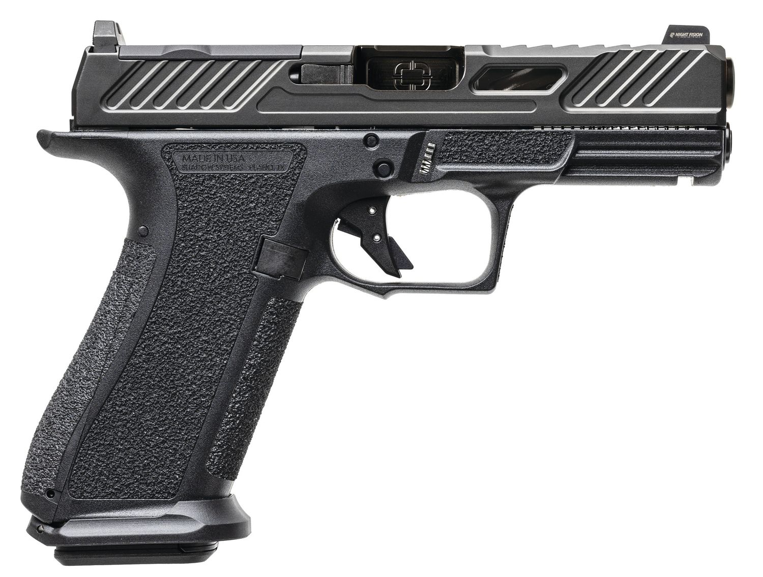 Shadow Systems XR920 Elite Optic Ready Pistol SS-3040-CA, 9mm, 4in, Black Frame Grips, 10 Rds