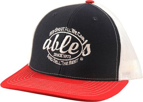 Able's Mesh Cap Navy/White/Red, Mesh (ACNWR)