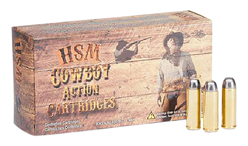 HSM Cowboy Action Pistol Ammunition 383N, 38 Special, Semi Wadcutter, 148 gr, 850 fps, 50 Rd/Bx