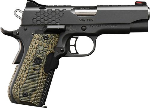 Kimber 3000361 KHX Pro Pistol - 45 ACP, 4 in Barrel, Stainless Steel Frame, Steel Slide, 7 Rd