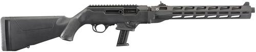 Ruger PC Carbine Takedown Rifle 19115, 9mm, 16.12", Synthetic Stock, M-Lok Handguard, Black Finish, 17 Rds