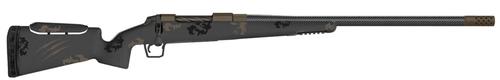 Fierce Carbon Rival FP Bolt Action Rifle FCRFP65PRC22MM, 6.5 PRC, 22" Threaded, Trophy Camo Carbon Stock, 3 Rds