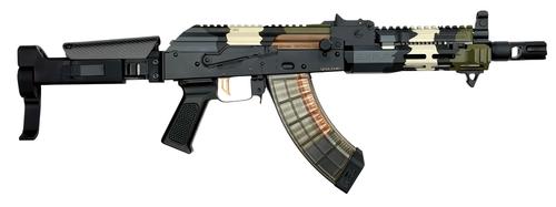 Orthos Arms Babushka Alpine AK Pistol, 7.62x39mm, 10.5", Alpine Camo Cerakote, ACX Adj. Pistol Brace, 30+1