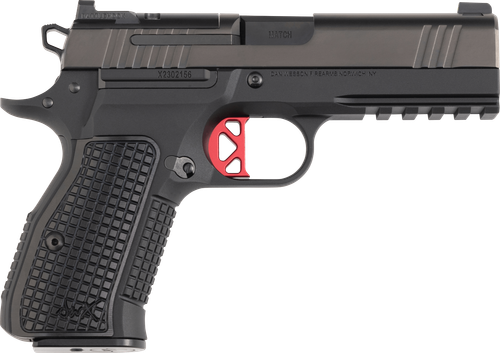 Dan Wesson DWX Compact Pistol 92113, 9mm Luger, 4.95", Black Grips, Black Finish, 10 Rds