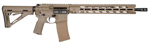 Diamondback DB-15 Rifle DB1784K061, 5.56 NATO, 16", CTR Stock, V4 S Handguard, FDE Finish, 30 Rds