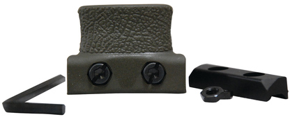 Blackhawk Ambidextrous Rail Mount Thumb Rest, Olive Drab Finish (71RM00OD)