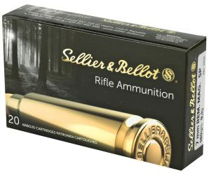 Sellier & Bellot Rifle Ammunition SB7B, 7mm Remington Magnum,  Soft Point (SP), 139 GR 20 Rd/bx