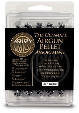 Umarex RWS .177 Caliber Pellet Sampler, 5 different RWS Pellets, 500 count (213-5900)