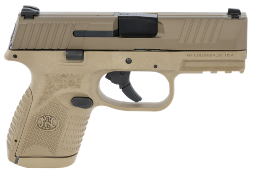 FN 509 Compact Striker Fire Pistol 66100819, 9mm Luger, 3.70", Flat Dark Earth Finish, 10 Rds