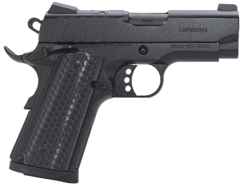 EAA MC1911 SC Influencer Optic Ready Pistol 391040, 9mm Luger, 3.40in, Gray Polymer Grips, Black Finish, 7 Rds