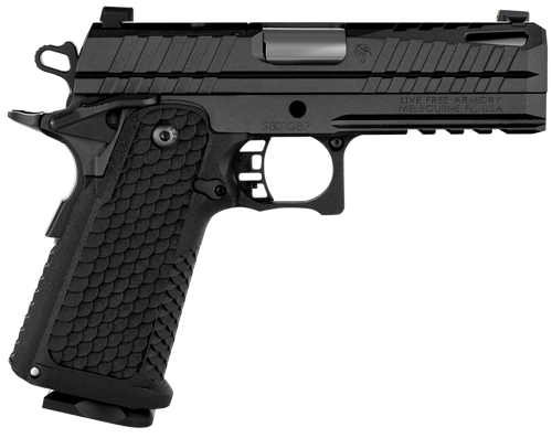 LIVE FREE ARMORY Apollo 11 Compact Optic Ready Pistol LFAPC61305P, 9mm Luger, 4.15in, Textured, Elite Gray Cerakote Finish, 17 Rds