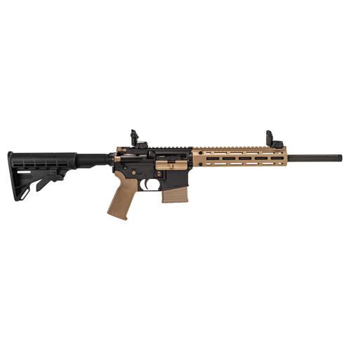 Tippmann Arms M4-22 LTE Accent, 22 LR, 16", 10 Rds, Black & FDE