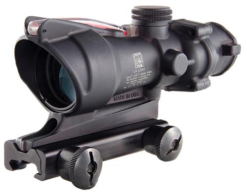 Trijicon ACOG Rifle Scope TA31D100288, 4x, 32mm Obj, Illuminated Red Chevron .223/5.56 BDC