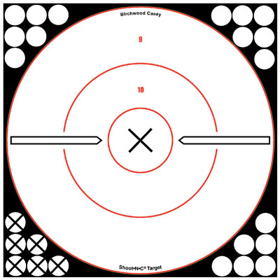 Birchwood Casey Shoot-N-C 12" White/Black Bull's-Eye X Targets 5 Pack