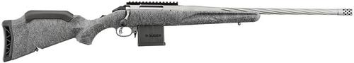 Ruger American II Rifle 46909, 223 Rem, 20 in Threaded, Gray Splatter Gen II American Stock, Gun Metal Gray Cerakote