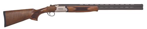 Mossberg Silver Reserve Bantam Youth Shotgun 75477, 20 Gauge, 26", 3" Chmbr, Fixed Walnut Stock, Silver Receiver