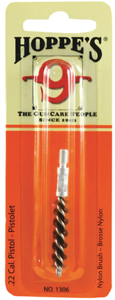 Hoppes 1306 Nylon 22 Caliber Pistol Cleaning Brush