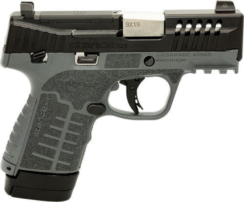 Savage Stance XR Pistol 67059, 9mm Luger, 3.20in, Gray GFN, Gray Finish, 13 Rds
