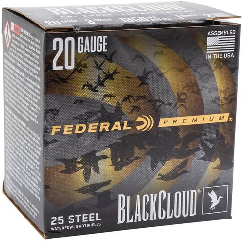Federal Cartridge Premium Black Cloud PWUX20924, 20 Gauge, 3", 1 oz, 1400  fps, 25 Rd/bx