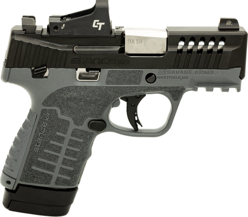 Savage Stance XR Pistol 67060, 9mm Luger, 3.20in, Gray GFN, Gray Finish, 13 Rds