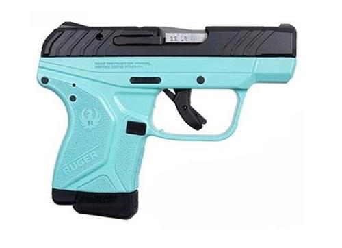 Ruger LCP II Pistol 13725, 22LR, 2.5in, Turquoise Cerakote Grips, 10 Rds