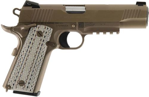 Colt Marine Pistol O1070M45, 45 ACP, 5 in, Checkered Composite Grip, Brown Decobond Finish, 7 Rd